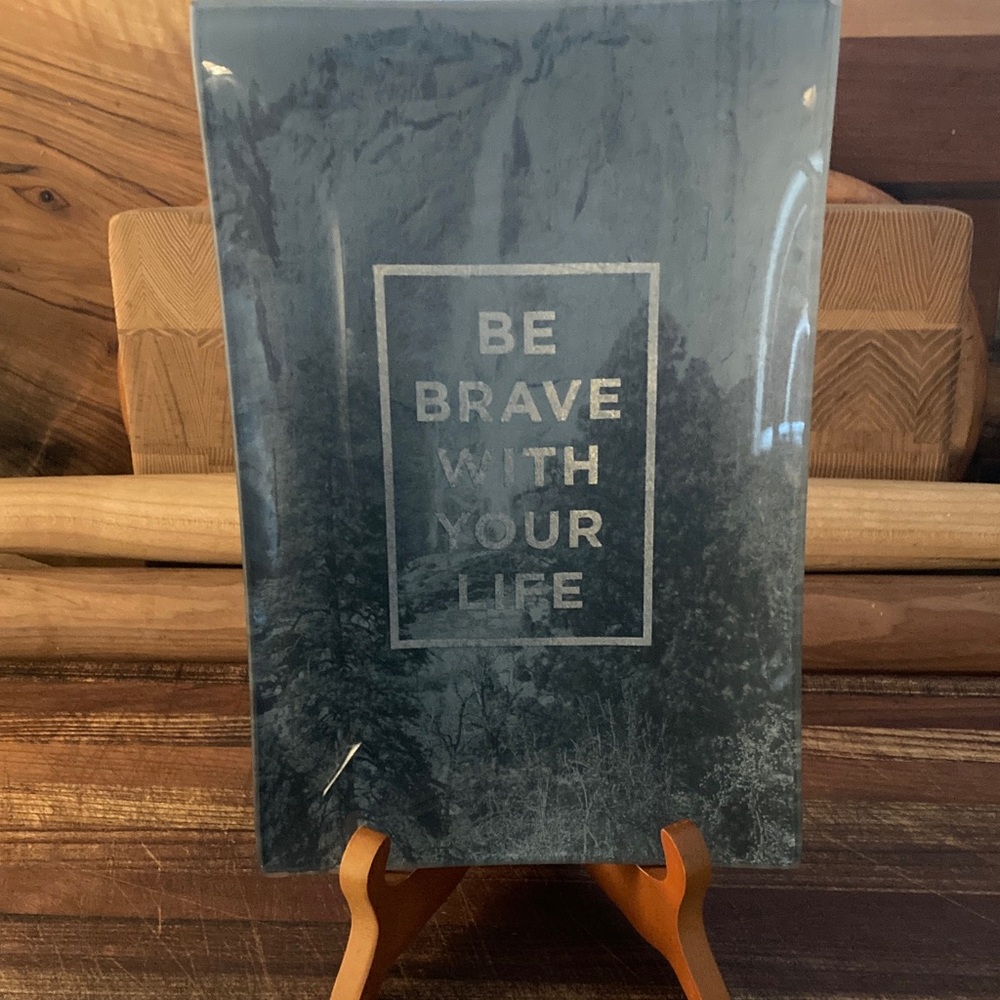 Gray Inspirational Trinket Dish